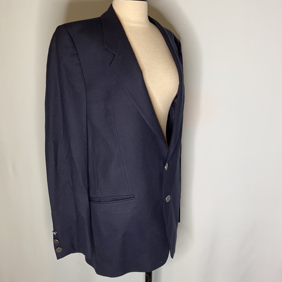 Mani By Giorgio Armani Men's Black Dress Blazer LARGE - Picture 3 of 8